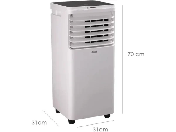 Ar Condicionado Portátil MEI AC 1890 (25 m² - 9000 BTU - Branco) - Imagem 4