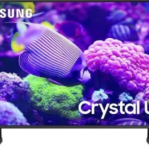 SAMSUNG Smart TV HDR de cristal de classe UHD 4K DU7200 de 65 polegadas com som de rastreamento de objetos Lite, PurColor, Motion Xcelerator, Mega Contrast, Q-Symphony (UN65DU7200, modelo 2024)