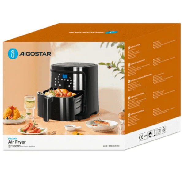 Fritadeira sem Óleo AIGOSTAR (8L - Preto) - Imagem 3