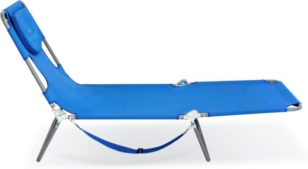 Ostrich Cadeira de praia Chaise Lounge para adultos com orifício para o rosto - Versátil, espreguiçadeira dobrável para piscina externa, banhos de sol e leitura no estômago - Cadeira de luxo dobrável - Imagem 4