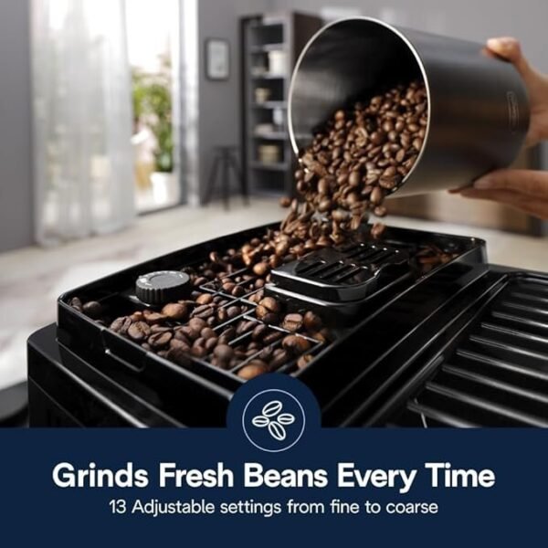De'Longhi Máquina de café expresso Magnifica Start totalmente automática, preta - Imagem 7