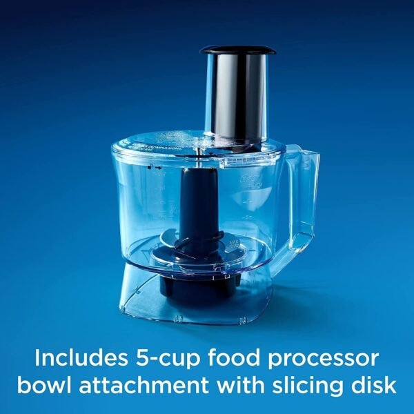 Oster Combo de liquidificador e processador de alimentos com 3 configurações para smoothies, shakes e picar alimentos - 3 velocidades Texture Select Settings Pro Blender com acessório de frasco Tritan - Imagem 6