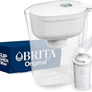 Brita Jarro de filtro de água Metro com indicador de mudança SmartLight, livre de BPA, substitui 1.800 garrafas de água de plástico por ano, dura dois meses, inclui 1 filtro, pequeno