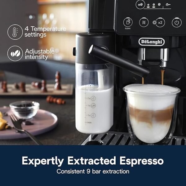 De'Longhi Máquina de café expresso Magnifica Start totalmente automática, preta - Imagem 4