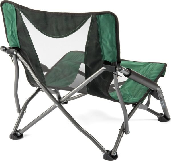 Cascade Mountain Tech Cadeira de acampamento dobrável para acampamento, praia, piquenique, churrascos, eventos esportivos com bolsa de transporte - Imagem 6