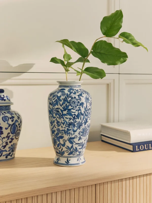 Jarra decorativa em porcelana grande Lin, Alt 31 cm - Imagem 6