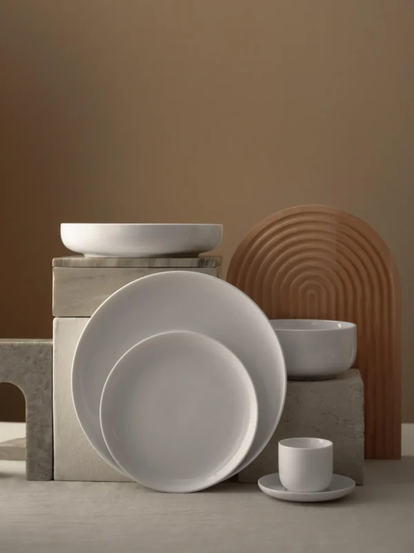 Conjunto de loiça em porcelana Nessa, 4 pessoas (12 uni.) - Imagem 5