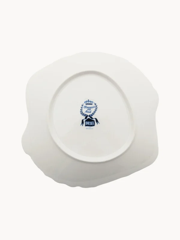 Prato de sopa em porcelana Classic On Acid - Imagem 3