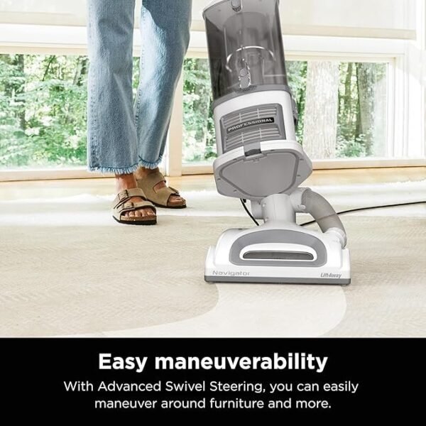 Shark Aspirador vertical, Navigator Lift-Away com direção giratória, filtro HEPA, copo de poeira GG, alimentação para animais de estimação, escova de poeira e ferramenta de fenda, perfeito para pelos - Imagem 8